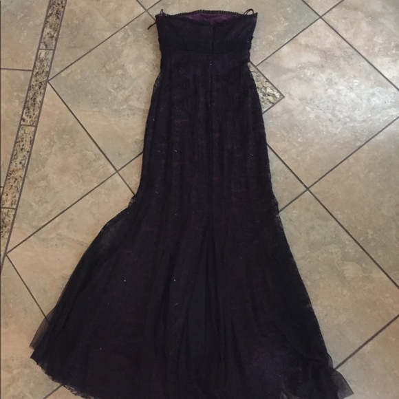 Badgley mischka ball gown mermaid style strapless - Picture 4 of 7